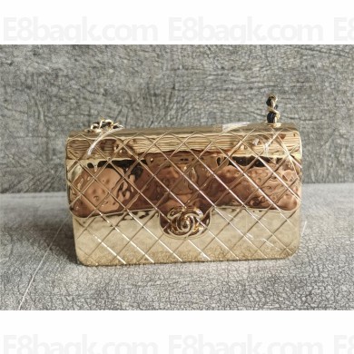 chanel gold-tone Mini Evening Bag AS3012 2022