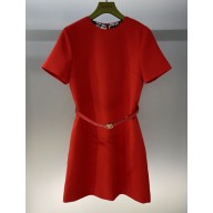 Gucci wool dress 815411 Red 2025
