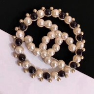 Chanel Brooch 67 Gold/Black 2018