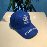 Balenciaga Baseball cap in blue  Bh021