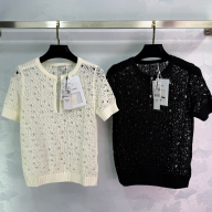 Chanel knitted hollow t- shirt 2025