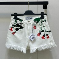 Loewe Shorts in denim White 2025