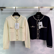 Chanel round neck knitted cardigan 2025