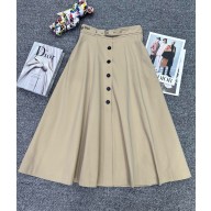 Dior beige skirt with belt 2025