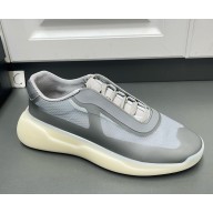 Prada men's America's Cup Re-Nylon and bike fabric sneakers 4E3608 Grey 2025