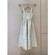 Dior dress with belt white/gold 2025