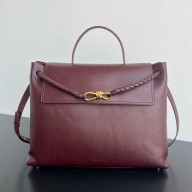 Bottega Veneta ciao ciao LARGE Top handle bag Burgundy 2025