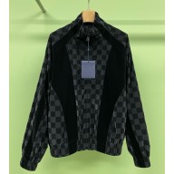 LOUIS VUITTON Flocked Jacket black 2025