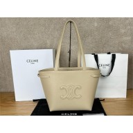 Celine MINI CABAS ANAIS CUIR TRIOMPHE in Grained calfskin beige 2024
