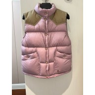 Moncler beige/pink down vest 2024