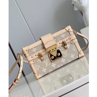 LOUIS VUITTON Monoglam coated canvas Petite Malle bag M22882 2023