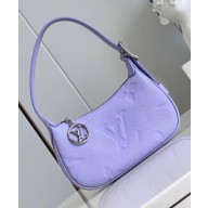 louis vuitton Monogram Empreinte mini moon bag Iris Purple M82426 2023