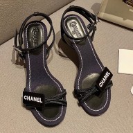 Chanel Vintage sandals in Black Cs122