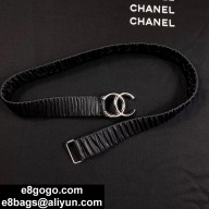 Chanel Elastic belt in black   Cy005