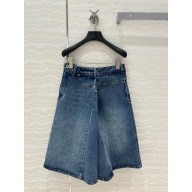 LOEWE Deconstructed skirt in WASHED DENIM 2025
