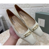 TOM FORD Whitney patent leather ballerina shoes white 2025