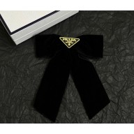 Prada Velvet hair clip Black 1IF154 2025