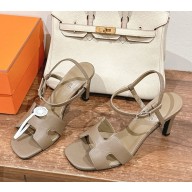 Hermes Heden 80 sandals in Togo leather 01-2024