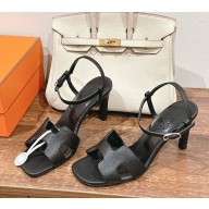 Hermes Heden 80 sandals in Togo leather 06-2024