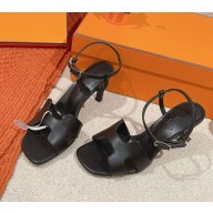 Hermes women's Heden 80 sandals in leather 12-2024