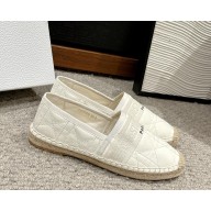 Dior Granville Espadrille cream Quilted Cannage Calfskin 2025
