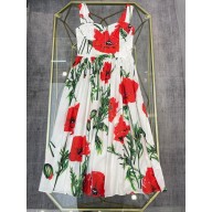 D&G rose PRINTED DRESS 2023