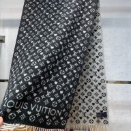 LOUIS VUITTON Game On cashmere Scarf MP2907 black