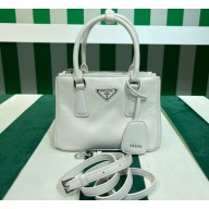 Prada Galleria Leather Mini Bag 1BA906 White 2023