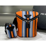 Prada Printed canvas shoulder bag 2VH147 2023