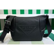 Prada Leather bag with shoulder strap 2VH165 Black 2023