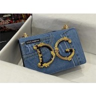 Dolce & Gabbana DG Girls patchwork-design denim bag 02 2023