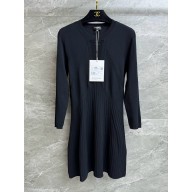 chanel black cut out dress 2024 