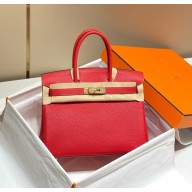 Hermes Birkin 35 Bag red  In togo Leather With gold hardware 2025