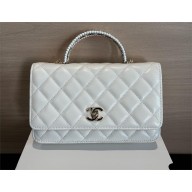 CHANEL Wallet on Chain IN LAMBSKIN AP4451 WHITE 2025