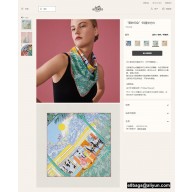 Hermes Scarf 90x90cm Top Quality 113 2023