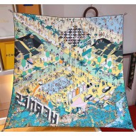 Hermes Scarf 90x90cm Top Quality 73 2023