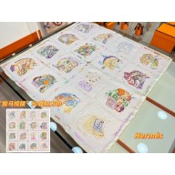 Hermes Scarf 90x90cm Top Quality 82 2023