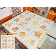 Hermes Scarf 90x90cm Top Quality 84 2023