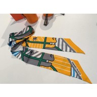 Hermes Twilly Silk Scarf 5x86cm 250304 01 2025