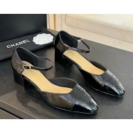 Chanel Shiny Lambskin Mary Janes black 2025