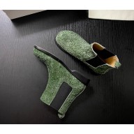 Loewe Campo Chelsea boot in brushed suede green 2024