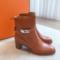 Hermes Frenchie 50 ankle boot in calfskin tan 2023