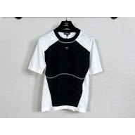 CHANEL black/white T-shirt 01 2023