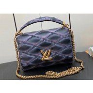 Louis Vuitton Lamb leather GO-14 MM Bag M23569 Black/Pink 2023