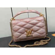 Louis Vuitton Lamb leather GO-14 MM Bag M23568 Beige/Pink 2023