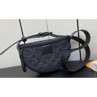 Louis Vuitton Monogram Empreinte LV Moon Crossbody Bag M23835 Black 2023