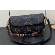 Louis Vuitton Monogram Empreinte Wallet on Chain Ivy Bag M82653 Studs Black 2023