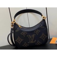 Louis Vuitton Monogram Empreinte Bagatelle Bag M46735 Studs Black 2023