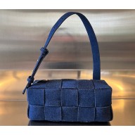 Bottega Veneta denim Intreccio Small Brick Cassette shoulder Bag 751247