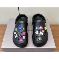 Balenciaga x Crocs platform clogs black 2025
